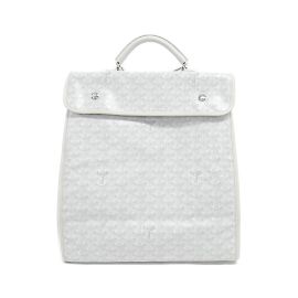 Goyard Saint Leger Rucksack Weiß