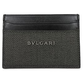 Bulgari-Bvlgari Weekend Card Case-Brown,Black