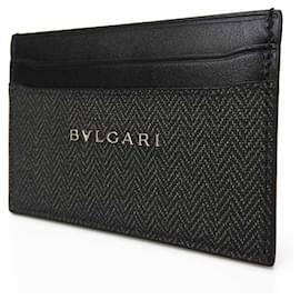 Bulgari-Bvlgari Weekend Card Case-Brown,Black