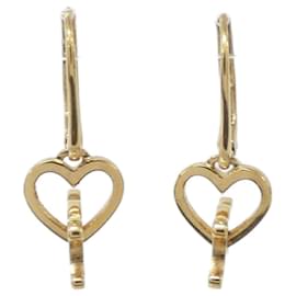 Céline-Celine Gold Drop Earrings-Golden