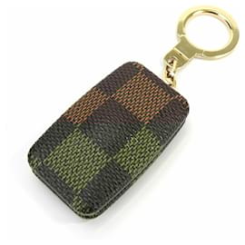 Louis Vuitton-Louis Vuitton Damier Ebene Keyring-Damier ebene