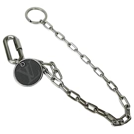 Louis Vuitton-Louis Vuitton Monogram Eclipse Key Chain-Black,Silvery