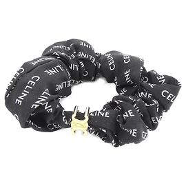 Céline Scrunchie de seda Celine Preto