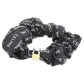 Céline Scrunchie in seta Celine Nero