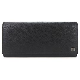 Alfred Dunhill Dunhill Bi-Fold Long Wallet Black
