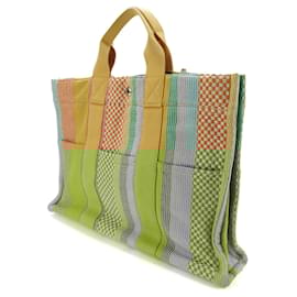 Hermès-Sac fourre-tout Hermès-Vert,Orange
