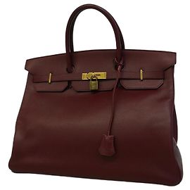 Bolso Hermès Birkin 40 en Burdeos Burdeos
