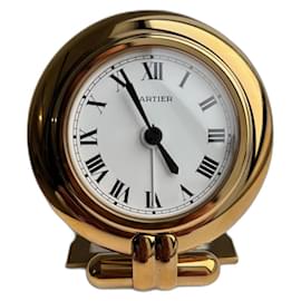 Cartier-Cartier 'Coliseum' Alarm Clock-Golden