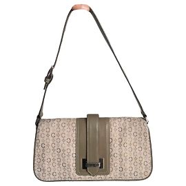 Bolsa Vintage Céline Ava Monogram Pistache – Excelente Estado Cru Verde oliva Hardware prateado