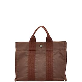 Hermès-Sac à main PM Hermes Air Line-Marron