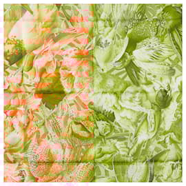 Hermès-Hermes Carre 90 H de LINARES Scarf-Multiple colors,Yellow