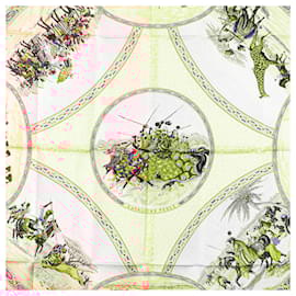 Hermès-Hermes Carre 90 CAVALIERS PEULS Scarf-Brown,Multiple colors