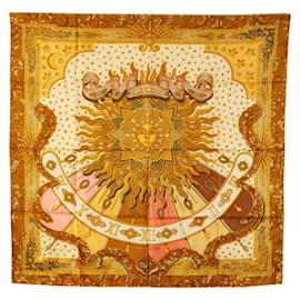 Hermès-Hermes Carre 90 GLORIA SOLI Scarf-Multiple colors,Yellow