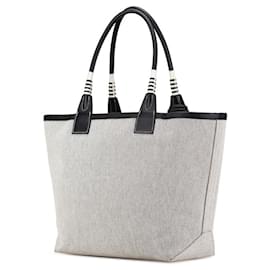 Hermès-Sac à main tote Hermes Steeple 28-Marron,Noir