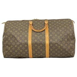 Louis Vuitton-Louis Vuitton Keepall 55-Brown