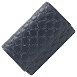 Gucci-Gucci Key case-Navy blue