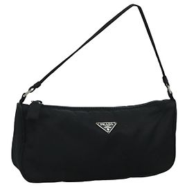 Prada Pochette Accessorio in Nylon Nero Auth yk17175 Nero