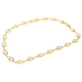 Collier Gianni Versace métal or Auth FF4485 Doré
