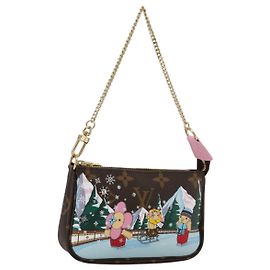 LOUIS VUITTON Monogram Vivienne Mini Pochette Accessoires M82623 LV Auth 111162A Monogramme