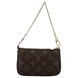 Louis Vuitton-LOUIS VUITTON Monogram Vivienne Mini Pochette Accessoires M82623 LV Auth 111162A-Monograma