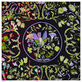 Hermès-Hermes Carré 90 PIERRES D ORIENT ET OCCIDENT Scarf-Black,Multiple colors
