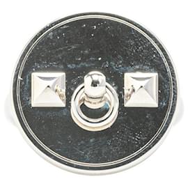 Hermès-Hermes Collier de Chien Scarf Ring-Silvery