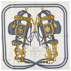 Hermès-Hermes Carre 90 BRIDES de GALA Ceremonial Bridle Scarf-Pink,Multiple colors