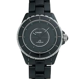 Chanel-Chanel J12 Chrono 38mm H3829 Intense Black Men's Watch-Other