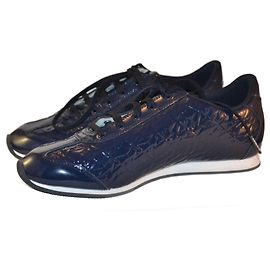 Armani Jeans Sneaker blau Lack Größe 40 Blau