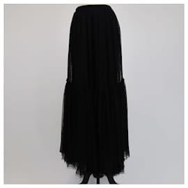 Dior-DIOR Skirts T.FR 42 Silk-Black