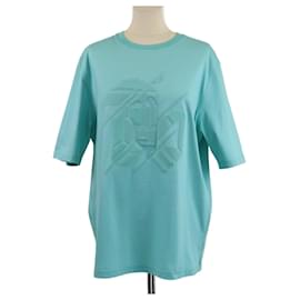 Hermès-HERMES T-shirts T.International M Cotton-Green