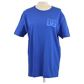 Dolce & Gabbana-DOLCE & GABBANA T-shirts T.FR 50 Cotton-Blue