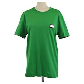 Dolce & Gabbana-DOLCE & GABBANA T-shirts T.FR 48 Cotton-Green
