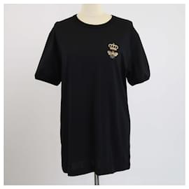 Dolce & Gabbana-DOLCE & GABBANA T-shirts T.FR 50 Cotton-Black
