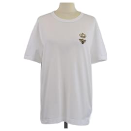 Dolce & Gabbana-DOLCE & GABBANA T-shirts T.FR 50 Cotton-White