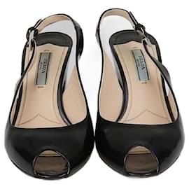 Prada-PRADA Sandals T.EU 36 Leather-Black