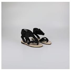 Christian Louboutin-CHRISTIAN LOUBOUTIN Flats T.EU 38 Cloth-Black
