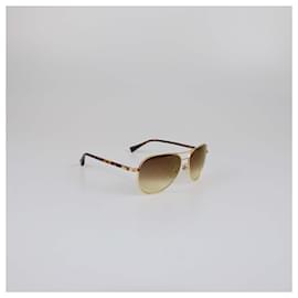 Louis Vuitton-LOUIS VUITTON Sunglasses T.  Plastic-Golden