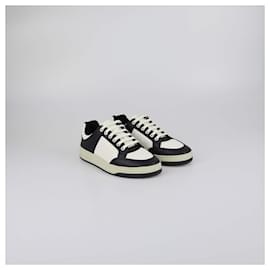 Saint Laurent-SAINT LAURENT Trainers T.EU 37 Leather-Black