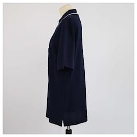 Hermès-HERMES Shirts T.International L Cotton-Blue