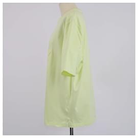 Hermès-HERMES T-shirts T.International M Cotton-Yellow