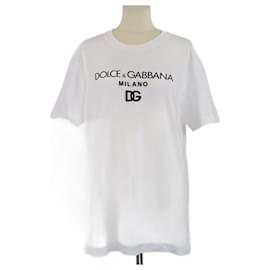 Dolce & Gabbana-DOLCE & GABBANA T-shirts T.FR 50 Cotton-White