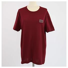 Dolce & Gabbana-DOLCE & GABBANA T-shirts T.FR 50 Cotton-Dark red