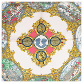 Hermès-Hermès Carré 90 "L’ENTENTE CORDIALE" 100% Silk Scarf-Multiple colors