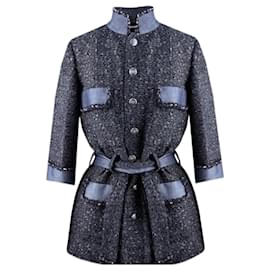 Chanel-Luxurious  Tweed Jacket With 4 Pockets-Other