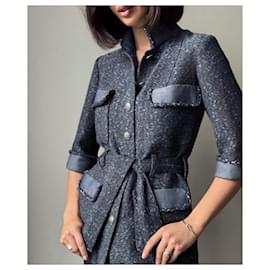Chanel-Luxurious  Tweed Jacket With 4 Pockets-Other