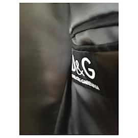 Dolce & Gabbana-Men Coats Outerwear-Black