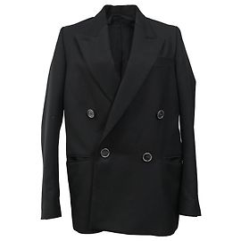 Giacca classica doppiopetto Acne Studios in poliestere nero Nero
