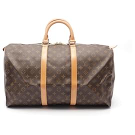 Louis Vuitton-Louis Vuitton Keepall 50 Boston Bag Monogram M41426-Brown