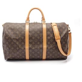 Louis Vuitton-Louis Vuitton Keepall Bandouliere 50 Boston Bag M41416-Brown
